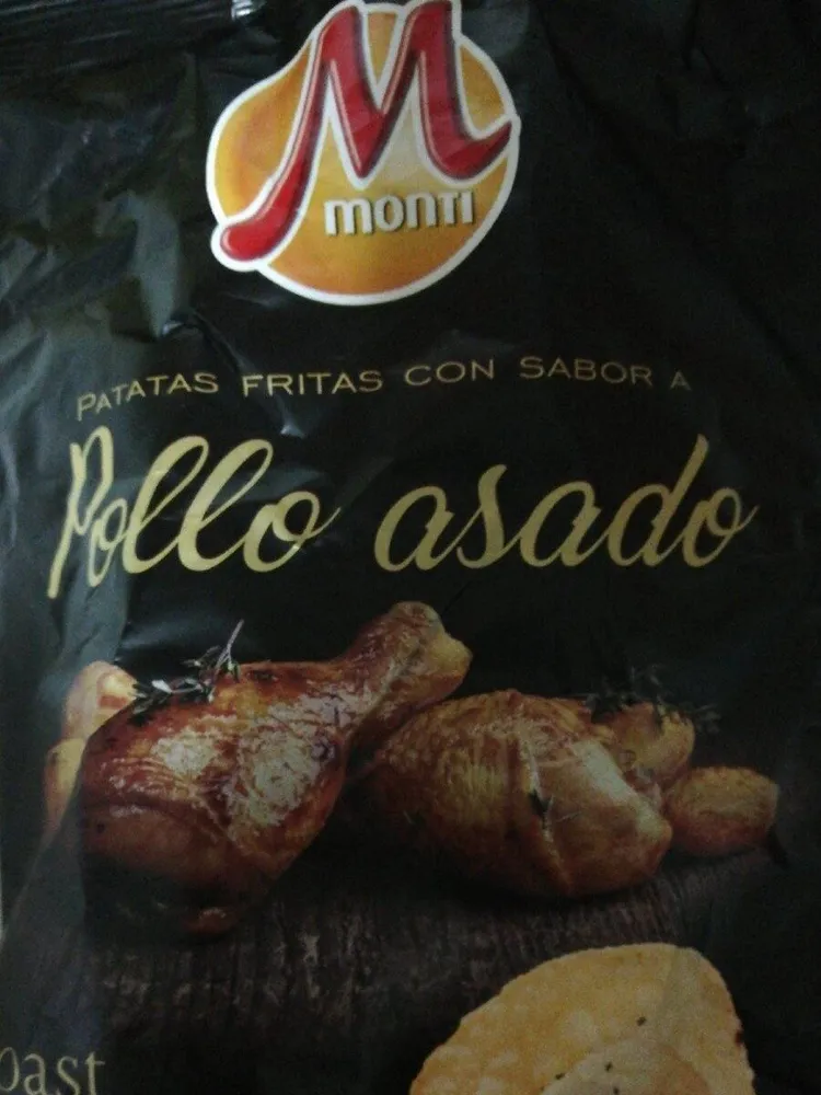 Patatas fritas sabor a pollo asado