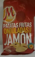 Patatas fritas onduladas sabor Jamón