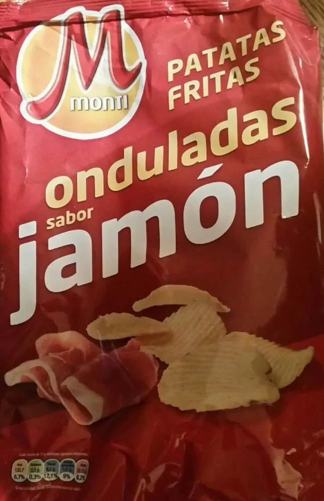 Onduladas sabor jamo