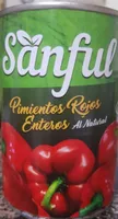 Pimientos rojos enteros