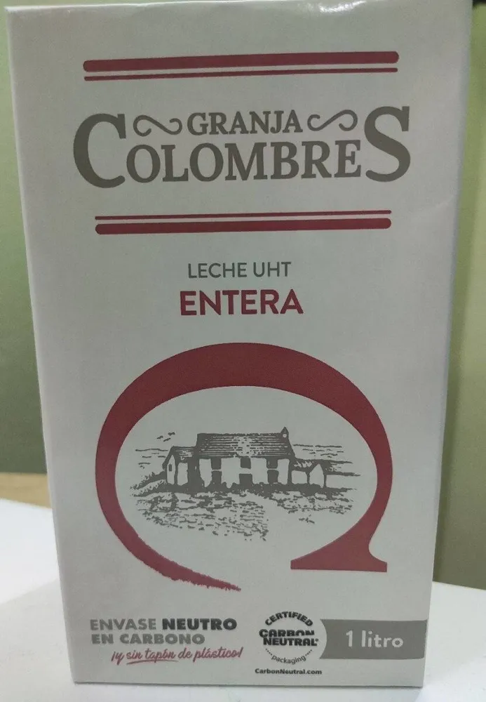 Leche UHT Entera Granja Colombres