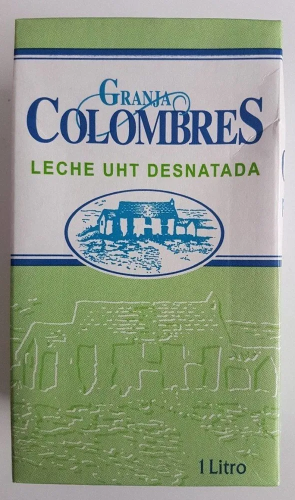 Leche UHT desnatada GRANJA COLOMBRES