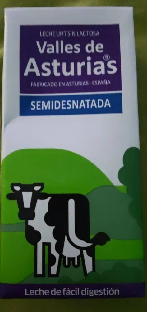 Leche semidesnatada sin lactosa