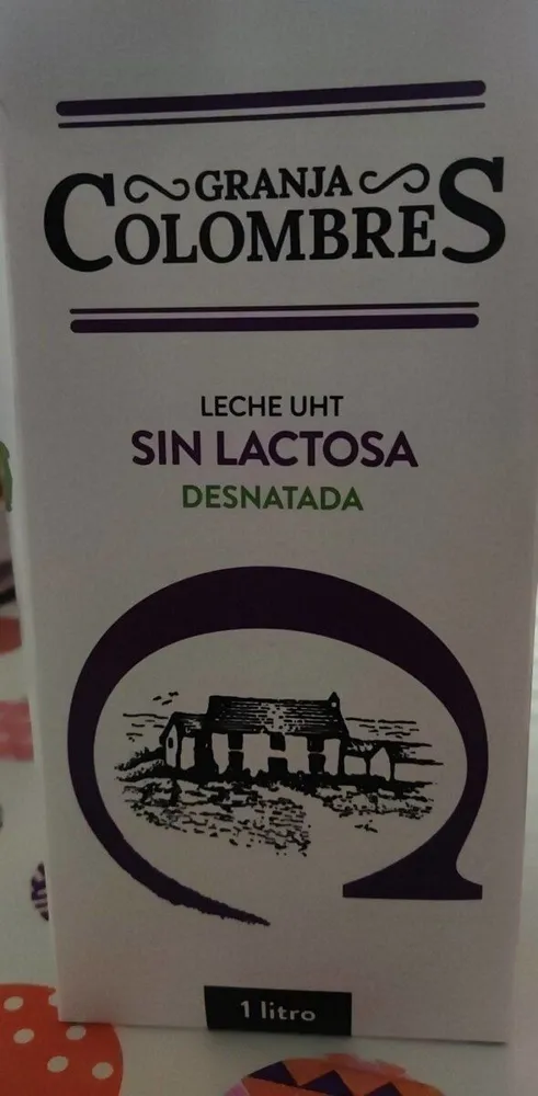 Leche desnatada sin lactosa