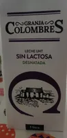 Leche desnatada sin lactosa