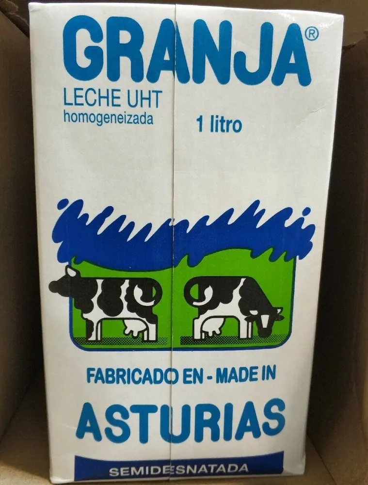 2371 LECHE SEMIDESNATADA GRANJA BRIK 1L