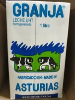 2371 LECHE SEMIDESNATADA GRANJA BRIK 1L