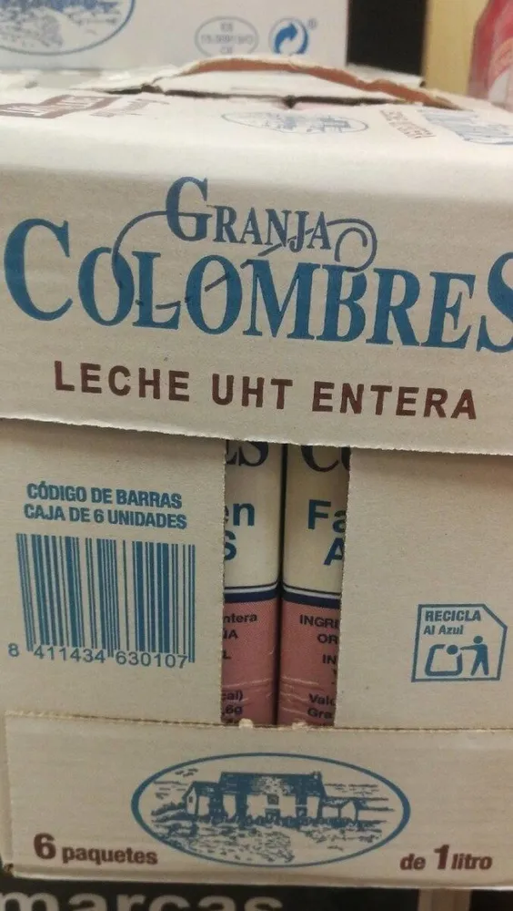 Leche Entera Granja Colombres