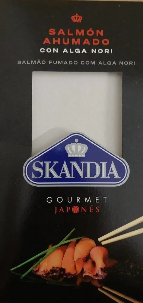 Salmón Ahumado con Alga Nori