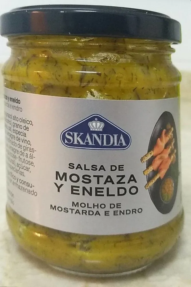 Salsa de mostaza y eneldo