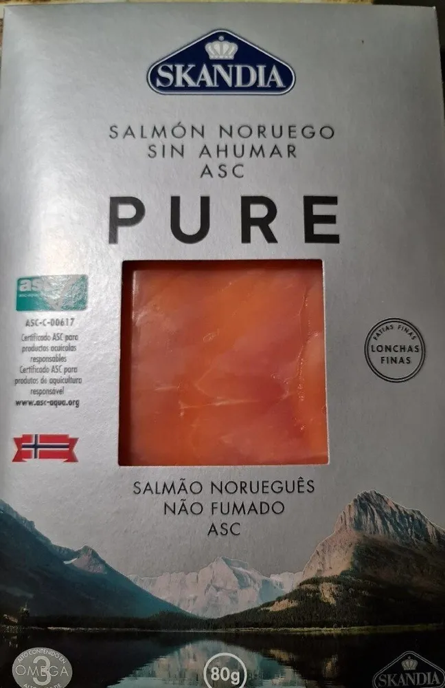 Salmón Noruego Sin Ahumar