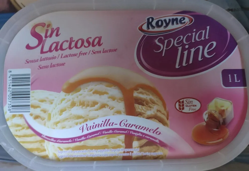 Helado sin lactosa
