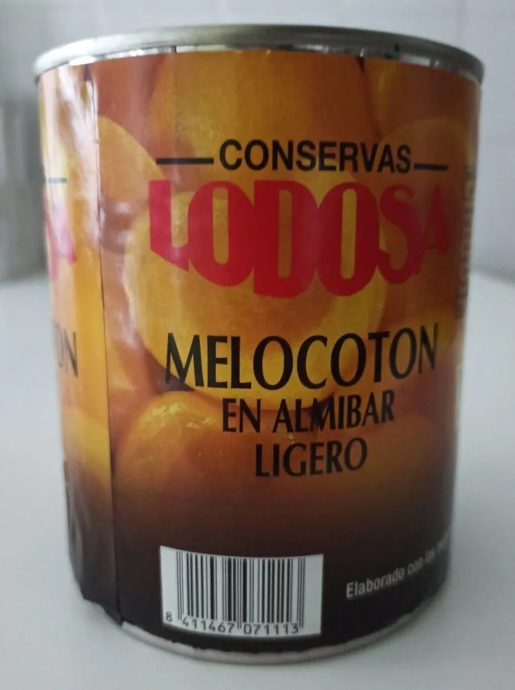 Melocotón en almibar ligero
