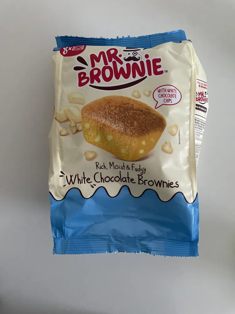 White chocolate brownies