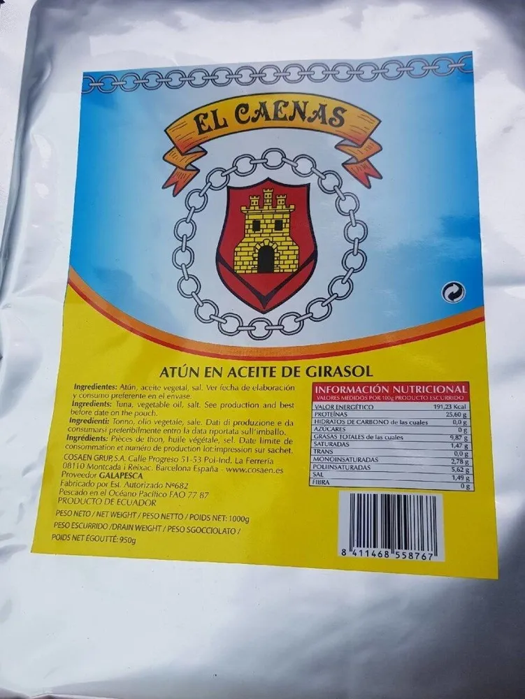 atun en aceite de girasol