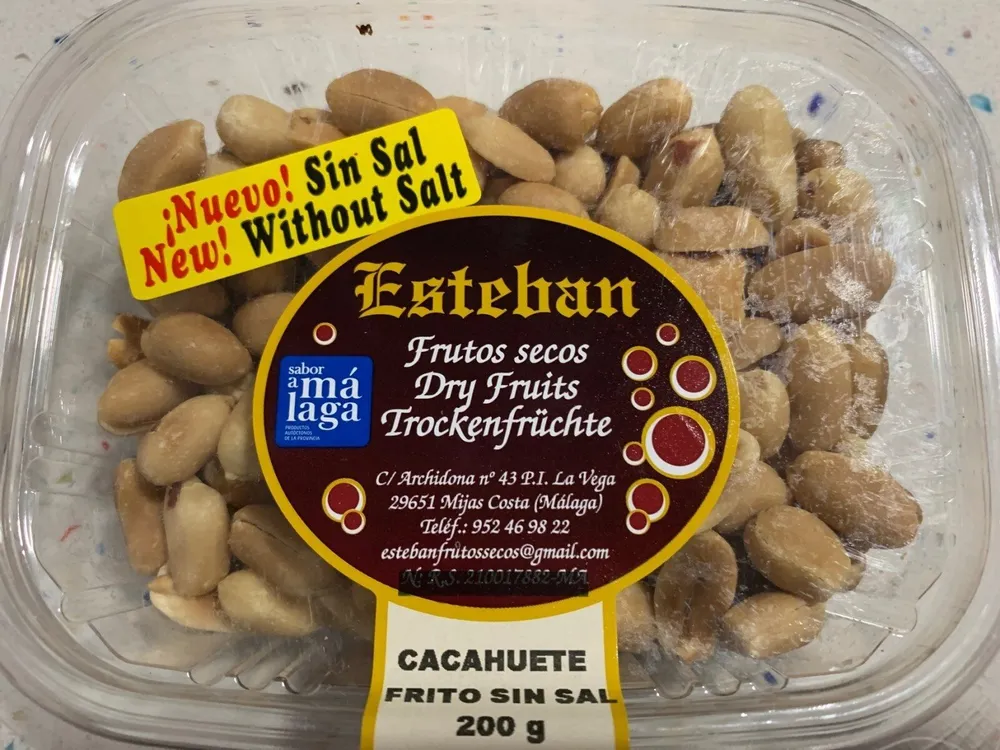 Cacahuete frito sin sal