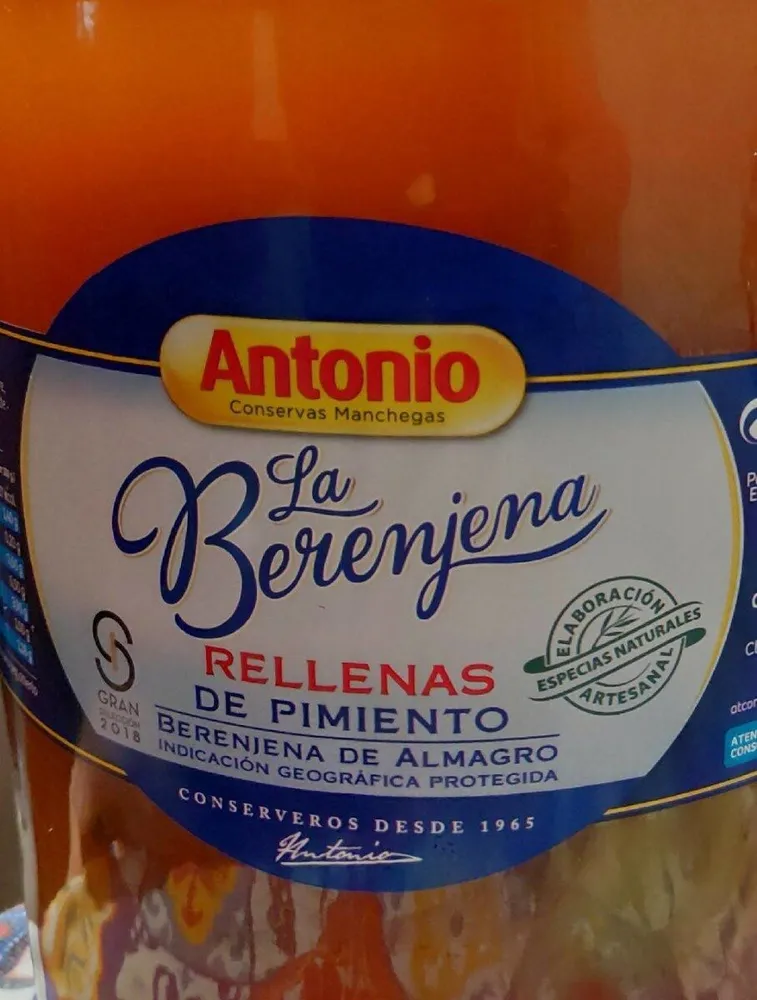 Berenjenas rellenas de pimiento