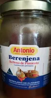 Berenjena rellena de pimiento artesanal