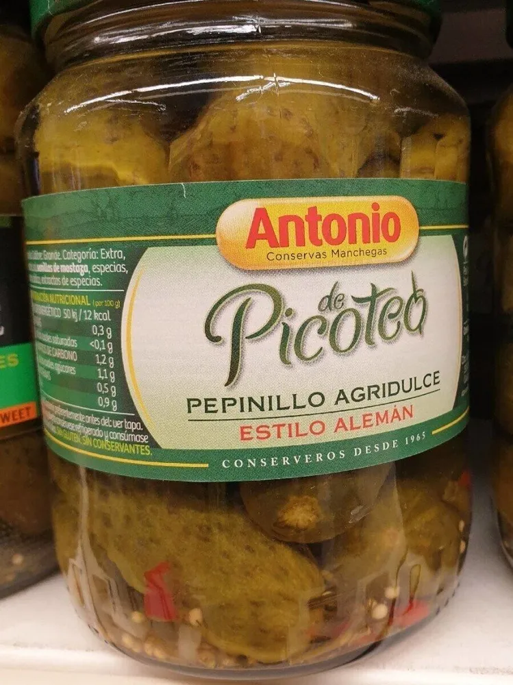 Pepinillo agridulce estilo alemán