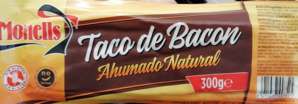 Taco de bacon ahumado