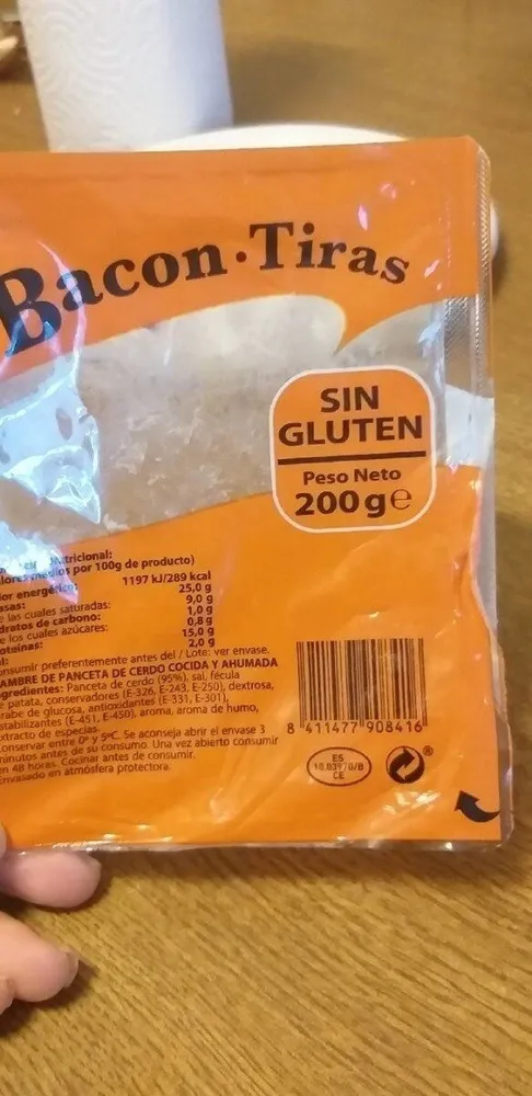 Bacón Tiras