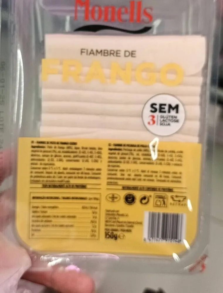 Monells fiambre de frango