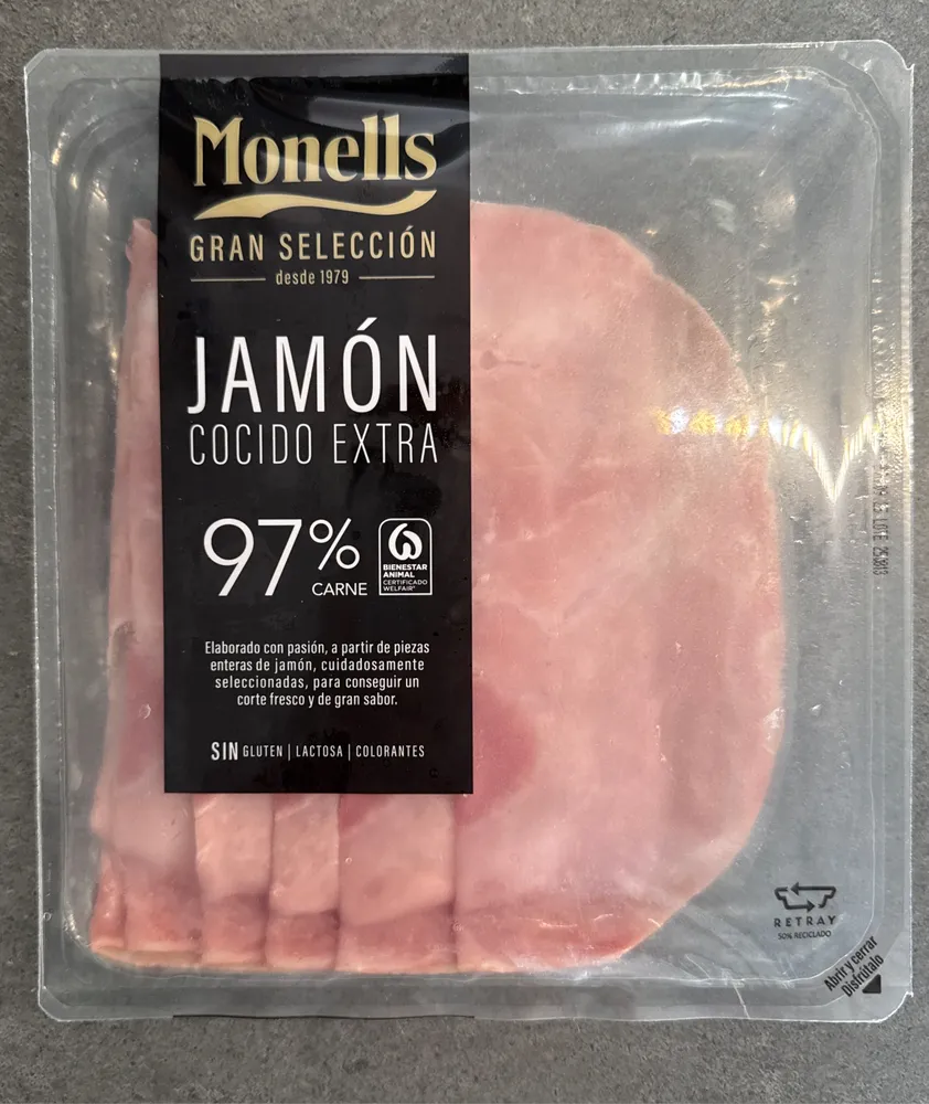 Jamón cocido extra