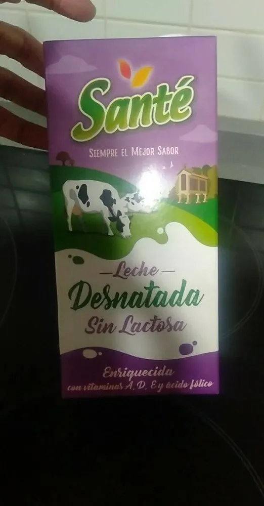 Leche sin lactosa desnatada