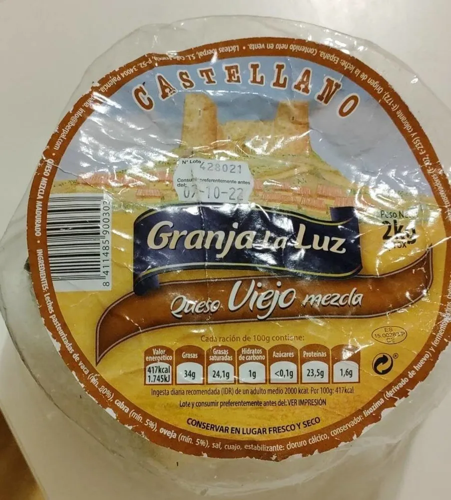 Queso viejo mezcla