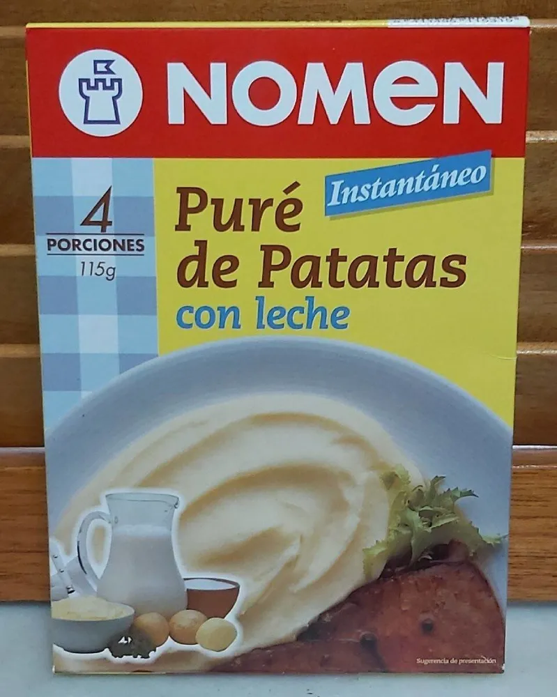 Puré de patatas con leche