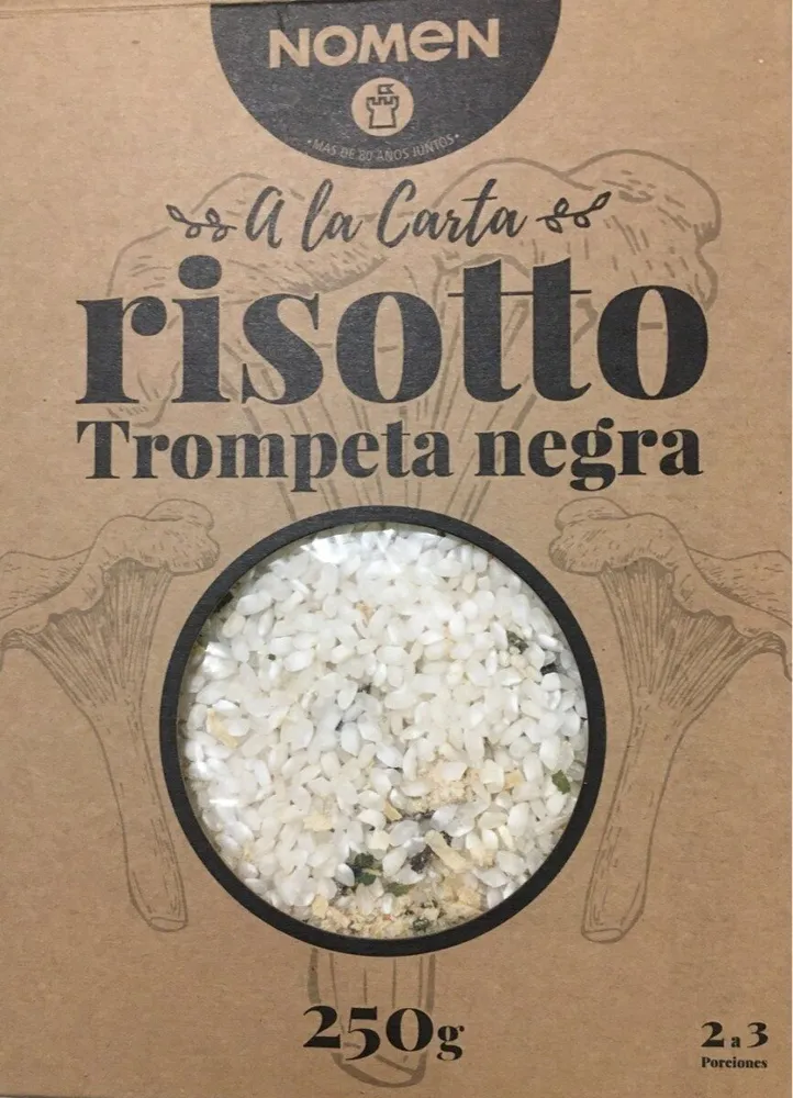 Risotto trompeta negra