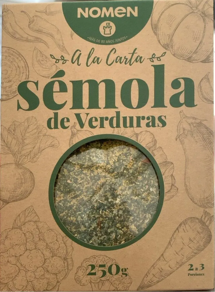 Sémola de verduras