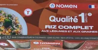 Riz complet aux légumes et aux graines