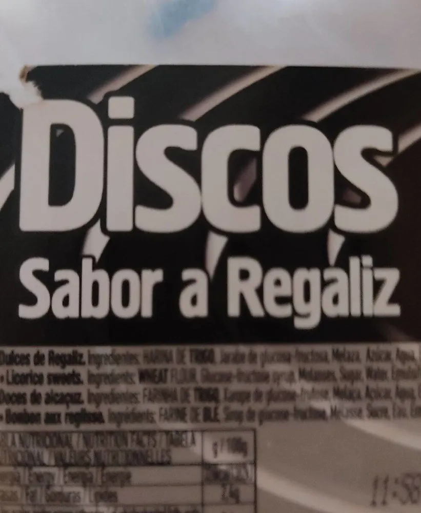 Discos Sabor a Regaliz