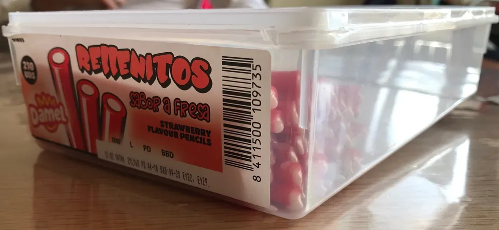 Damel Rellenitos Fresa 210 Und