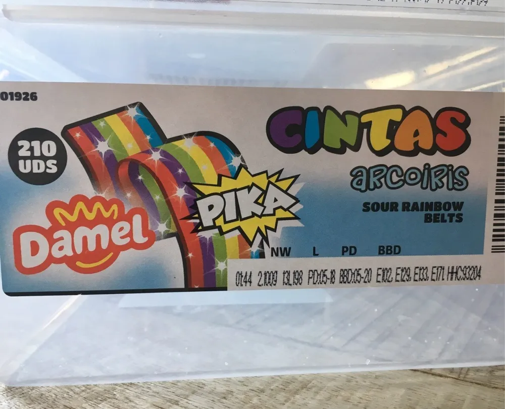 Cintas arcoiris pika