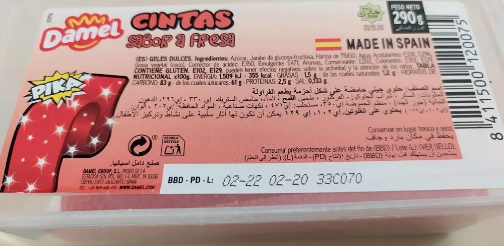 Conrad sabor a fresa