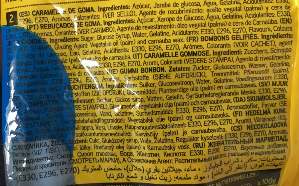 Caramelos de goma