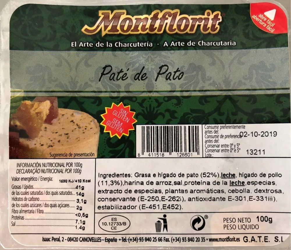 Patè de pato