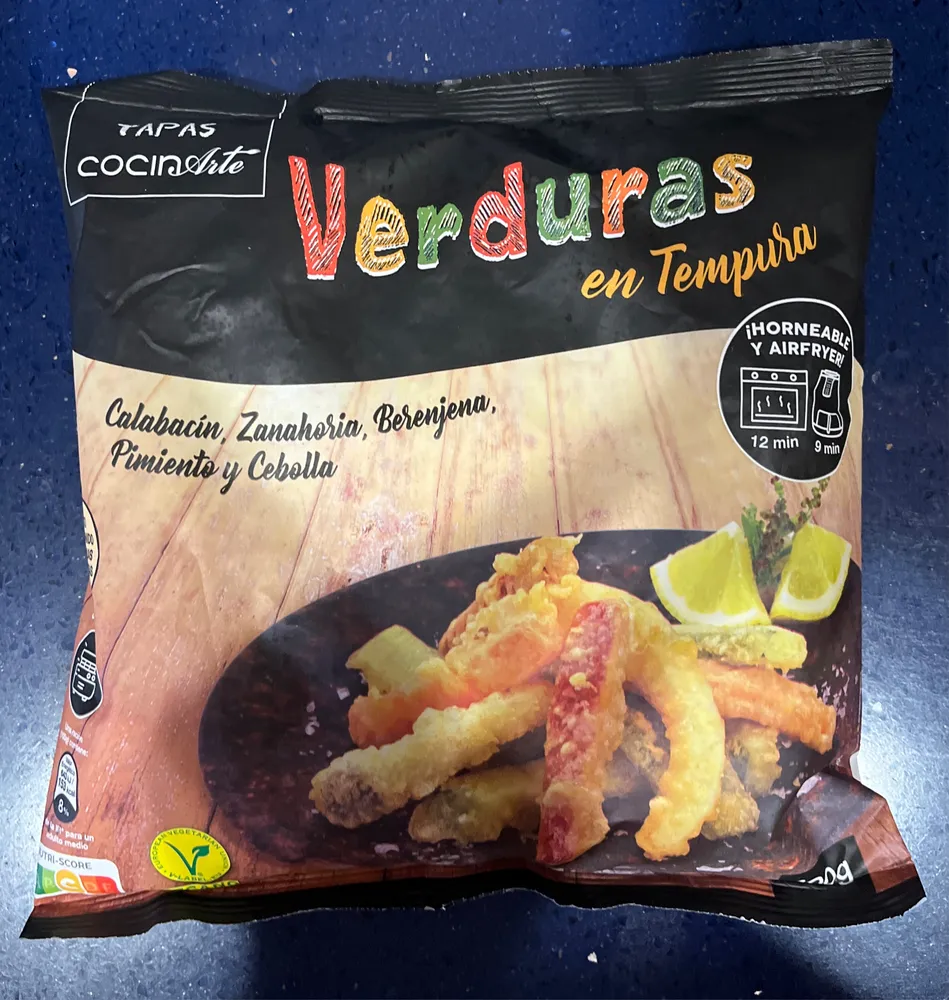 Verduras en Tempura