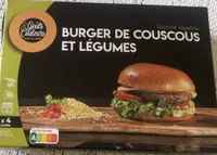 Burger de couscous et de legumes