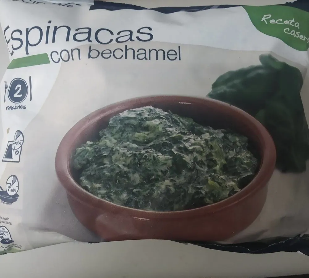 Espinacas Con Bechamel Bolsa