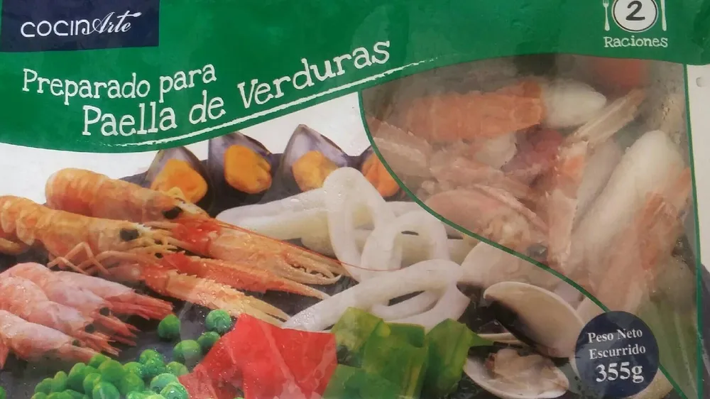 Preparado para paella de verduras