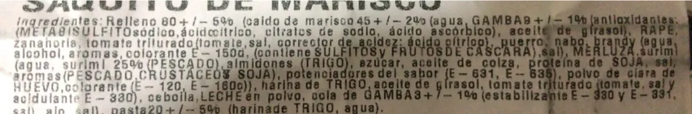 Saquito de marisco