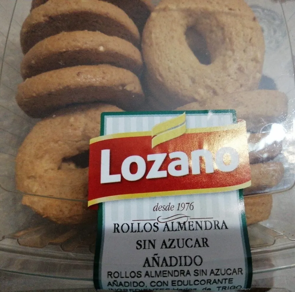 Rollos de almendra sin azúcar añadido