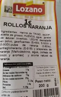 Rollos naranja