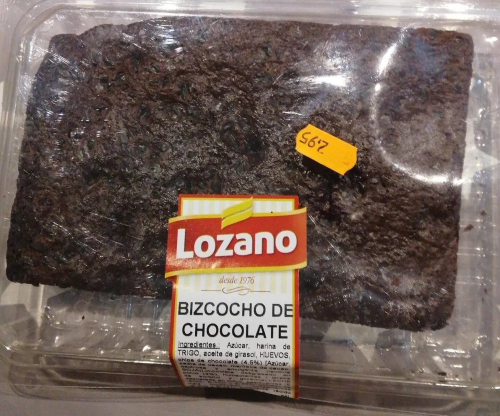 Bizcocho de chocolate