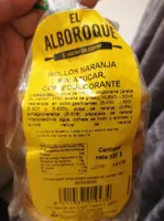 Rollos de naranja sin azúcar