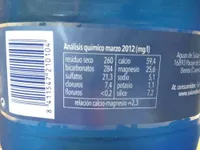 Agua mineral natural