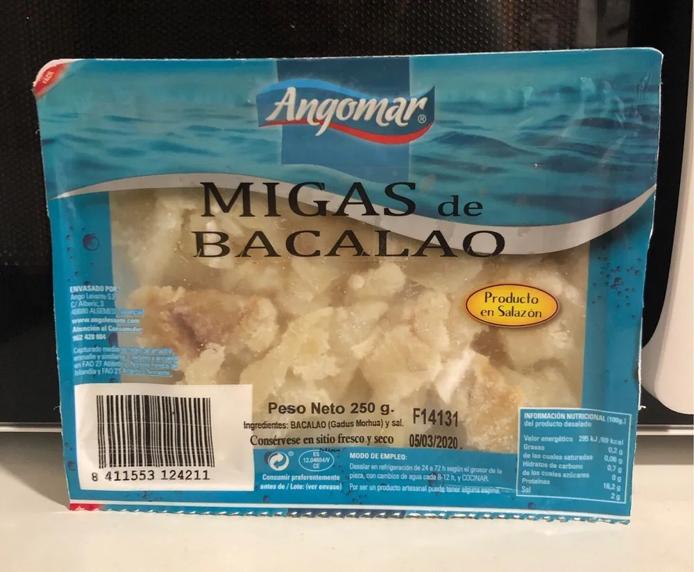 Migas de bacalao